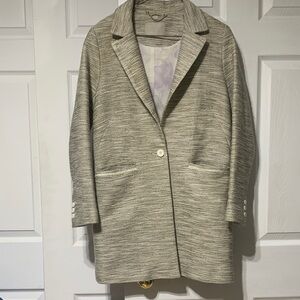 Soia & Kyo Textured Gray Blazer